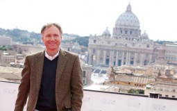  Writer Dan Brown attends the Rome photocall of 'Angels & Demons' at St Angel Castle