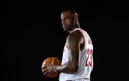 LeBron James #23 of the Cleveland Cavaliers during media day at Cleveland Clinic Courts on September 26, 2016 in Cleveland, Ohio.