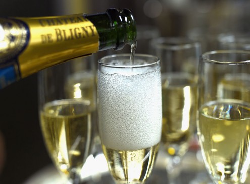 Why Champagne with Bigger Bubbles Tastes Better