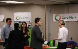 Job Seekers Apply For Open Positions At Career Fair In San Francisco