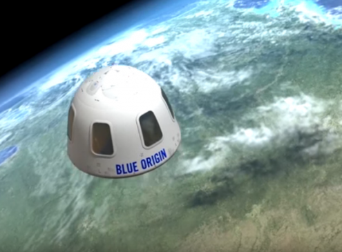 Amazon's Jeff Bezos: A Sneak Peak Of Blue Origin’s New Shepard Passenger Capsule