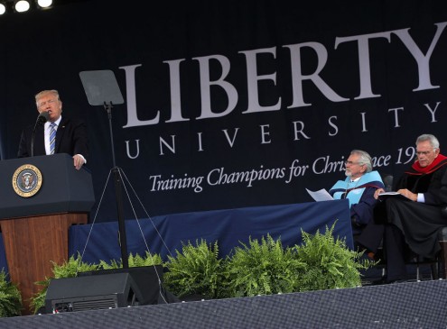Donald Trump Lectures Liberty University Graduates To Never Let Anyone Dictate Their Lives [VIDEO]