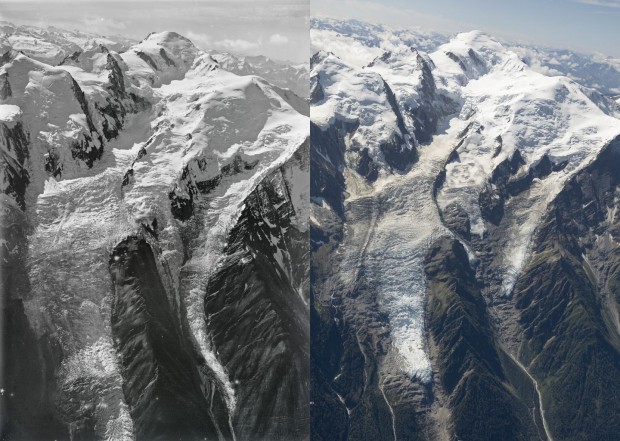 Mont Blanc Bossons 1919 to 2019 (IMAGE)
