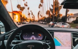 Tesla autonomous car