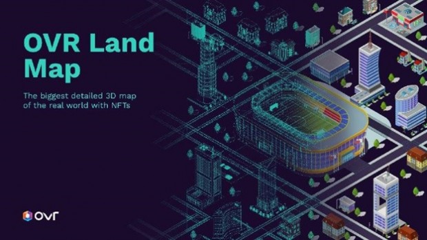 OVR Land Map for a next-level NFT and AR Metaverse 