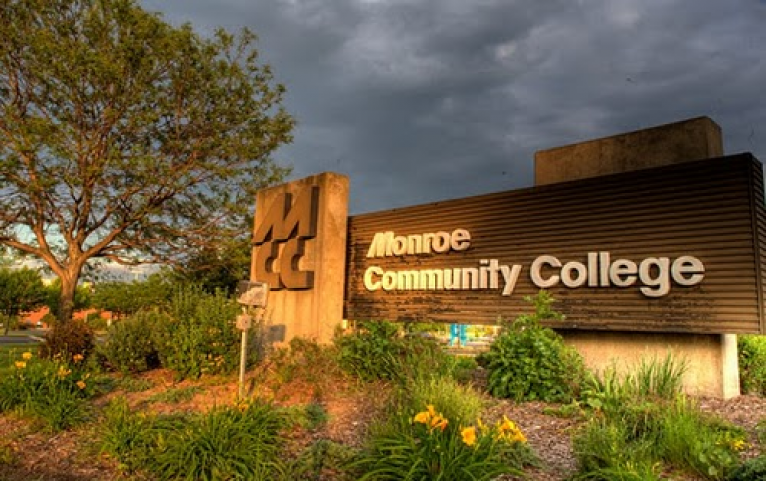 Students Rally Against Armed Campus Security at Monroe Community College