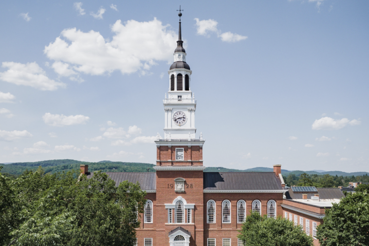 Dartmouth College in Hanover, New Hampshire. 